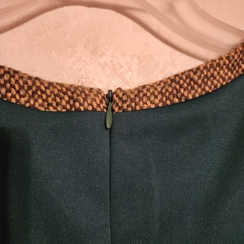 M.F. Designer Paris Colorblock Dress Zip Back Size L Vintage (see all pictures) - Picture 8 of 12